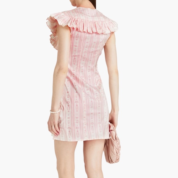 SINDISO KHUMALO Ruffled printed silk mini dress - Picture 2 of 7